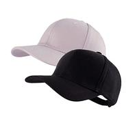 LANGZHEN Gorra de papá de béisbol de 100% Baumwolle passt Männer Frauen Klassische verstelbare Gorra de Civil (Negra + Estructura Caqui)