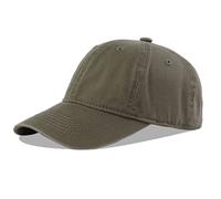 LANGZHEN Neutral Retro Gewaschen en ruinas Baumwolle einstellare Bungalow de papá sólido, gewaschene klassiche Gorra de béisbol für Männer Frauen (Verde ejército)