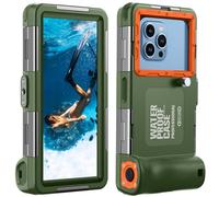 Lanhiem Funda Impermeable para Teléfono Móvil Universal Buceo Profesional IP68 15M Subacuático Carcasa de Fotografía para iPhone Samsung Huawei Xiaomi, Compatible con teléfonos de hasta 6,9 Pulgadas