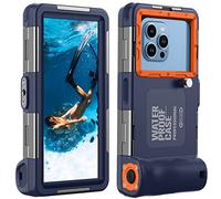 Lanhiem Funda Impermeable para Teléfono Móvil Universal Buceo Profesional IP68 15M Subacuático Carcasa de Fotografía para iPhone Samsung Huawei Xiaomi, Compatible con teléfonos de hasta 6,9 Pulgadas
