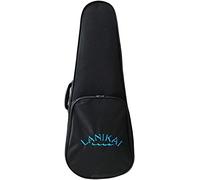Lanikai FCLS - Funda blanda para ukelele soprano, color negro