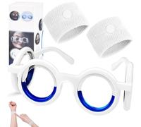 lankai 3 Piezas Anteojos Antimareos Set, Pulseras Antimareo Niños Y Adulto