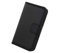 Lankashi Genuino Cuero Funda Carcasa Protección De Piel para Doro Liberto 820 Mini Flip Folio Billetera Cover Book Wallet Premium Leather Case (Negro)