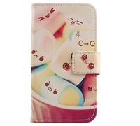 Lankashi PU Flip Billetera Funda De Carcasa Cuero Case Protective Cover Piel para Xiaomi Mi MAX 2 6.44" (Lovely Design)