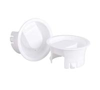 lankater 2pcs Jarra Cubierta De La Tapa De Vidrio, Fría Agua Alimentación Grado De Plástico Anti-Polvo Estancos Tapas Tapones De Cristal Bistro Pitcher