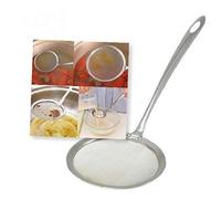Lankater Filtro 1pc Cuchara, Freidora Skimmer Cuchara, Acero Inoxidable del Filtro De Aceite Colador Cuchara, Cocinar Filtro De Aceite Cuchara, Hot Pot Y Sopa De Olla De Aceite Colador Cuchara