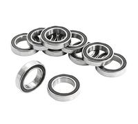 Lanko 10 StüCke 6802-15X24X5Mm Metal Blindado Rodamientos de bolas rígidos