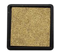 Lanko Almohadilla de tinta para sellos de boda y documentos, color dorado