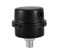 Lanko Filtro de aspiración para compresor de aire, aislamiento acústico, 1/4, 13 mm, rosca negra