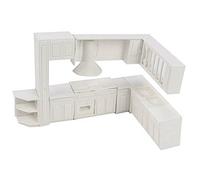 Lanko Juguete en Miniatura de Casa de munecas Molde de Muebles de la Cocina del gabinete de la casa Conjunto de Decoracion para el hogar