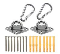 Lanko Kit de Hamaca Pesada para Colgar de Anclaje para Montaje en Pared de Techo, Placas de Ojo, Gancho para Hamaca