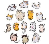 Lanko Parches bordados en parches, 15 piezas Vivid Bordado para Jeans Chaquetas Coser Apliques DIY Accesorios