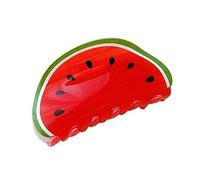 Lanko Pinza para el pelo con forma de fruta, accesorio de decoración para mujeres y niñas, sandía