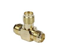 Lanko SMA tiene dos SMA Triple T conector adaptador de 3 vías Splitter