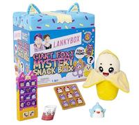 LankyBox Giant Foxy Surprise Snack Box, canal de juegos de YouTube, caja ciega gigante Mystery Surprise, 5 divertidas sorpresas en el interior, producto oficial