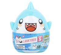 LankyBox Mystery Thicc Shark Glow Pack Mystery Thicc Shark Glow Pack con 5 emocionantes juguetes para descubrir en el interior, producto con licencia oficial