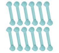 lanliflying Cerraduras de armario a prueba de niños pequeños, hebilla de sujeción de rotación de 360°, puerta de refrigerador, pestillo sin dedos atrapados para armario, cajón, puerta, refrigerador,