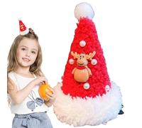 lanliflying Horquilla para el pelo de Navidad, decoración de pinzas para el pelo de perlas, elementos clásicos de Navidad, herramienta de peinado para actividades escolares, fiestas de amigos, fiestas