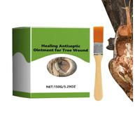 lanliflying Reparación de heridas de árboles, sellador de poda de 150 g, sellador de árboles con cepillo, pintura de tronco de árbol para bonsái, curación, relleno, modelado, poda
