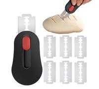 Lanmijia Cuchillo de panadería con 6 cuchillas, Cortador de masas de Pan, Cortador Magnético de masas, accesorios para hornear, Acero Inoxidable Bread Scoring Tool para Hornear Pan de MasaMadre