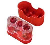 Lanmijia Deshuesador de cerezas - Quitahuesos De Aceitunas De Presión Manual - Deshuesador Portátil,para Hogar, Restaurantes, Reposterías, Preparación de Comidas y Chefs