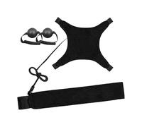 Lanmijia Entrenador de Voleibol para Entrenamiento - Elástico Multifuncional para Interior | Equipo De Entrenamiento De Golpeo De Voleibol,para Técnicas De Salto, Brazos Y Swing En