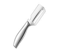 Lanmijia Pelador manual de acero inoxidable,Raspador de Acero Inoxidable con Abrebotellas,Aparatos de cocina - Para hogar y casa interior pelar fruta patata limón hombre mujer adulto