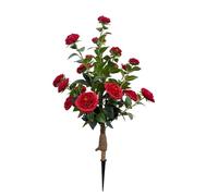 Lanmijia Plantas Artificiales de Interior | Camelia con estacas de Suelo para decoración primaveral | Plantas para Porche Delantero y Árbol Artificial - para Interiores, Exteriores, jardín, Patio,