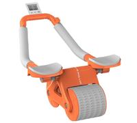 Lanmijia Roller de rueda AB, rodillo de ejercicio abdominal | AB Máquina de entrenamiento de ejercicios con rebote automático | Ejercicio de ejercicio abdominal en casa Ejecedor de gimnasio para