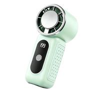 Lanmijia Ventilador Portátil Refrigerante,Soplador De Aire Recargable Sin Aspas | Ventilador pequeño | Para Hogar, Oficina, Dormitorio, Escritorio, Playa, Viaje, Senderismo, Verano, Ejercicio Y