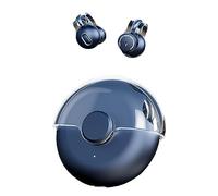LANMOU Auriculares con Clip para la Oreja de Conducción Ósea Inalámbricos Bluetooth 5.3, Auriculares Abiertos para Correr con Cancelación de Ruido CVC 56H Tiempo de Reproducción (Blue)