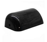 LANMOU Pantalla de Cristal para Lámpara de Banquero, Multicolor Cubierta de Vidrio de Repuesto para Lámpara de Mesa Banqueros/Lámpara de Escritorio, 22,5 x 13,5 x 7,5 cm,Negro