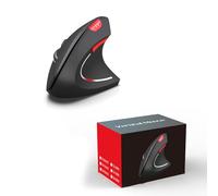 LANMOU Raton Vertical Inalambrico, Mouse Inalámbrico Raton Inalambrico Bluetooth Raton Inalambrico Ergonomico Raton Inalambrico Recargable reposamuñecas Botones de Pulgar Ajustables, 3DPI 6 Botones