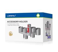 LANMU Soporte de accesorios compatible con Dyson V15 V12 V11 V10 V8 V7 Outsize Gen5 aspiradora inalámbrica, organizador de accesorios de estación de acoplamiento