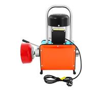LANNADD Desatascador de tuberías en espiral, 220 V, espiral eléctrica con espiral de limpieza de 12 m, de inodoro, aguas residuales, baños, fregaderos