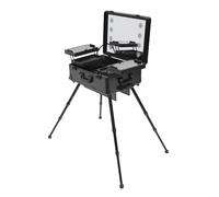 LANNADD Maletín de cosméticos con ruedas, maletín de maquillaje, organizador de cosméticos, maletín de maquillaje profesional, adecuado para maquilladores profesionales, peluqueros y técnicos de uñas,