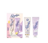 Lanolips 101 - B lsamo labial de lanolina y mascarilla nocturna - Kit Lip Heroes para un cuidado labial completo de d a y de noche - Set de humec