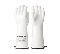 LANON Silicona Líquida Guantes Barbacoa, Guantes de Horno Profesionales con Dedos, CoralAir Liner, Impermeable, para Cocina, Parrilla, Hornear, Microwave, 38cm, Tamano M