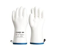 LANON Silicona Líquida Guantes Barbacoa, Guantes de Horno Profesionales con Dedos, Impermeable, para Cocina, Parrilla, Hornear, Microwave, 30cm, Tamano L