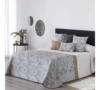 Lanovenanube - Colcha bouti Palma - Cama 180Cm - Color Beig