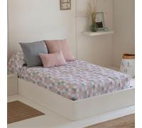 Lanovenanube Edredón Ajustable para dormitorios Juveniles e Infantiles, Camas Nido y literas, Muy cómodo y fácil de Utilizar. Tejido 65% poliester/35% algodón Estampado (Modelo House, Cama 90 cm)