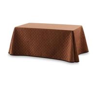 Lanovenanube Falda Camilla Velvet Acolchada Rectangular 80x140 Marrón
