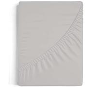Lanovenanube - Sábana Bajera Lisa Cama ARTICULADA en Forma de H 50% algodón 50% Poliester, fácil Lavado, no se Arruga Cama 135 - Color Gris