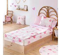 Lanovenanube Saco nórdico Corazones - Cama 90 Cm con Relleno