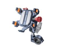 LANPARTE Soporte Universal para Teléfono de Motocicleta con Amortiguador, Soporte para Teléfono Móvil, Soporte de Navegación para Motocicleta y