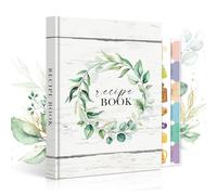 Lanpn A5 Libro de Recetas Tapa Dura Para 70 Recetas, Mi Cuaderno Recetas, Recetario de Cocina para Escribir, Recipe Journal Book, Libretas para Recetas de Cocina en Blanco, Inglés