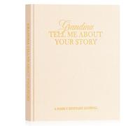 Lanpn Abuela Cuentame la Historia de Tu Vida, Diario Abuelas Cuéntame tu Historia con 260+ Preguntas, Grandma Life Sroty Journal, Día de la Madre Cumpleaños Navidad Regalo, Beige, Inglés