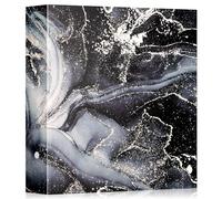 Lanpn Album de Fotos 10x15 1000, Cuero Gran capacidad Album para Photos Bolsillos Verticales Horizontal Negro Oro