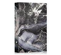 Lanpn Album de Fotos 10x15 300, Cuero Album para Photos Bolsillos Horizontal Negro Oro