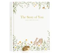 Lanpn Álbum Fotos Bebé Primer 5 Año para Niño Niña, The Story of Your Baby Memory Book, Libro Recuerdos Bebe, Baby's Journal Diario Recién Nacido Regalo (154 Páginas, Inglés)